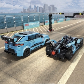 Lego Speed Champions: Formula E Panasonic Jaguar Racing GEN2 car i Jaguar I-PACE eTROPHY (76898)