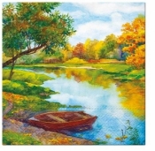 Serwetki Rzeka 33x33cm 20szt