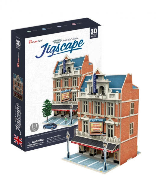 Puzzle 3D: Wielka Brytania, West End Theatre - Jigscape (306-24101)