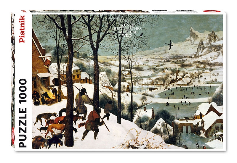 Puzzle 1000: Bruegel, Myśliwi na Śniegu (5523)