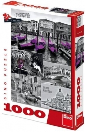 Puzzle 1000 Wenecja kolaż DINO