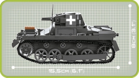 Cobi 2534 Panzer I Ausf. A - niemiecki czołg lekki