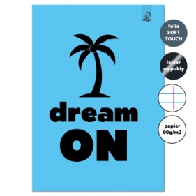 Zeszyt A4 32k.w linie z marginesem Dream On 90g