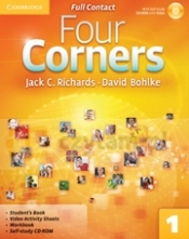 Four Corners 1 Full Contact with Self-study CD-ROM - Jack C. Richards, David Bohlke