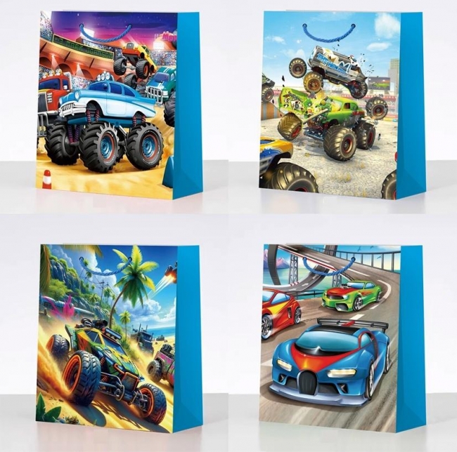 Torebka prezentowa M Pojazdy