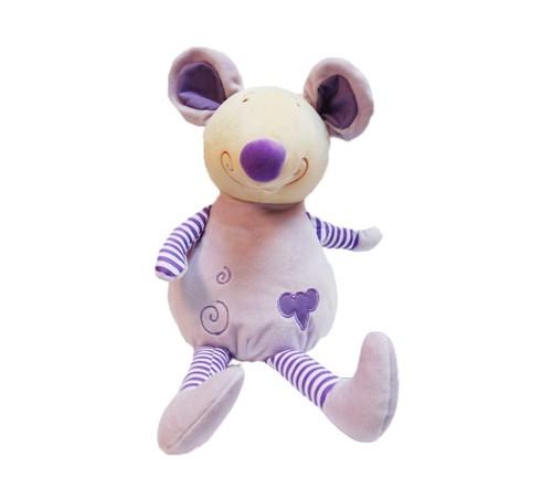 Myszka Figusia kolor fiolet fioletowy nosek 20cm