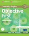 Objective First Student's Book without Answers Annette Capel , Wendy Sharp