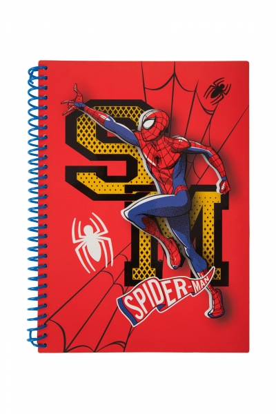 <img src='https://webimage.pl/pics/342/9/d5907360029342.jpg' style='height:440px' /> Kołobrulion B5 100k.kratka plastikowa spirala Disney Spider-Man wzór 1