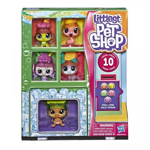Littlest Pet Shop Automat ze zwierzakami, Slushine Squad (E5478/E5621)