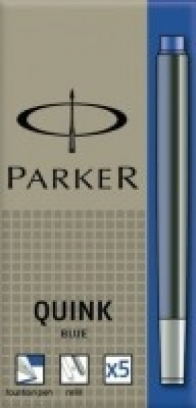 Naboje do pióra wiecznego Parker niebieskie 5szt. (102034)