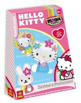 MAGIC FABRIC - KWIATUSZKI HELLO KITTY TREFL (60134)