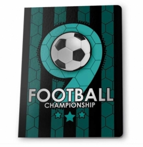 Zeszyt A5/16K kratka Football (5szt) PASO