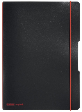 Notatnik my.book Flex A4/2x40k linia kratka czarny
