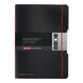 Notatnik my.book Flex A4/2x40k linia kratka czarny