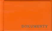 Okładka na dokumenty mała pomarańczowa