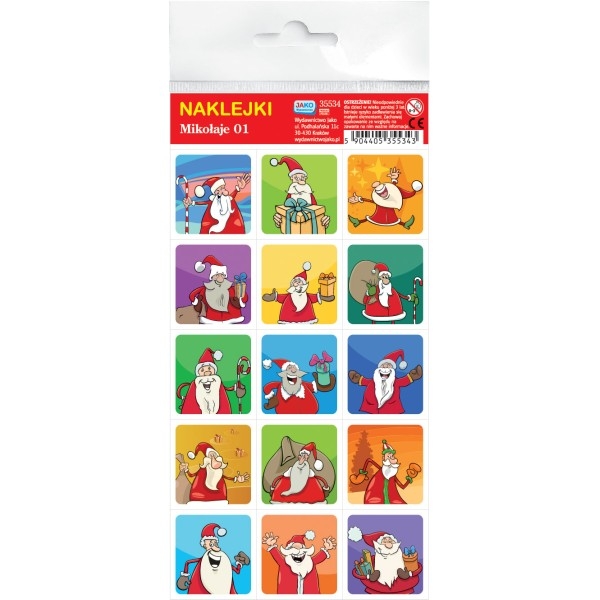 Naklejki. Mikołaje