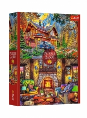 Puzzle 2x500 Wycieczka w góry