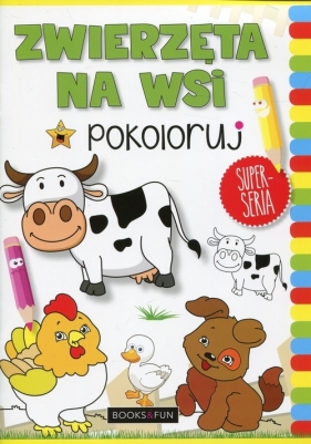 Zwierzęta na wsi Pokoloruj