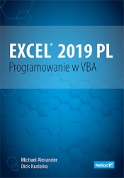 Excel 2019 PL. Programowanie w VBA. Vademecum Walkenbacha - Michael Alexander