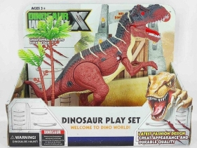 Dinozaur na baterie ruchomy, światło i dźwięk