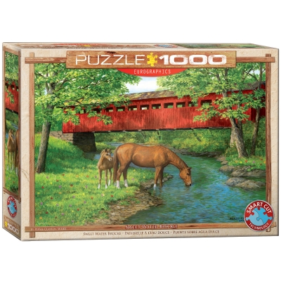 <img src='https://webimage.pl/pics/343/8/d628136608343.jpg' style='height:440px' /> Puzzle 1000 Sweet Water Bridge by Weirs 6000-0834