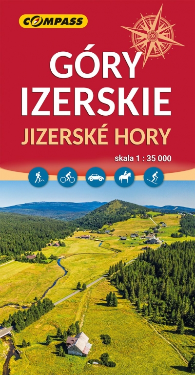 Góry Izerskie. Mapa turystyczna w skali 1: 40 000