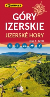 Góry Izerskie. Mapa turystyczna w skali 1: 40 000 - Opracowanie zbiorowe