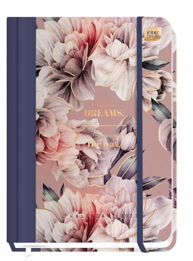 Kalendarz książkowy 2023 Metallic Flowers (B6 192)