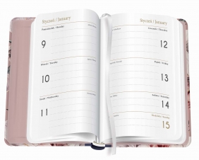 Kalendarz książkowy 2023 Metallic Flowers (B6 192)
