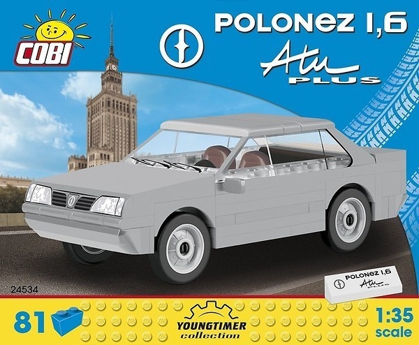 Klocki Youngtimer Collection 81 elementów Polonez 1,6 Atu Plus (24534)