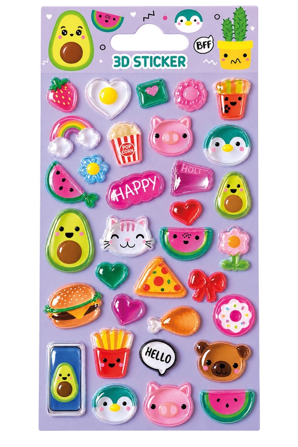 Naklejki Puffy Yummy 3D