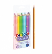 Kredki ołówkowe pastelowe - 12 kolorów