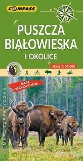 Mapa tur. - Puszcza Białowieska 1:50 000 - Opracowanie zbiorowe