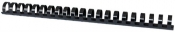 Grzbiety do bindowania Office Products A4 22 mm plastikowe 50 sztuk czarne (Nr 20242215-05)