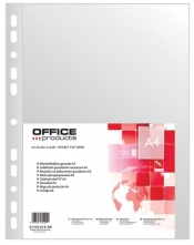 Koszulki na dokumenty Office Products groszkowe A4 kolor: przezroczysty typu U (21141215-90)