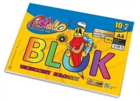 Blok techniczny A4 160g kolorowy 12 kartek