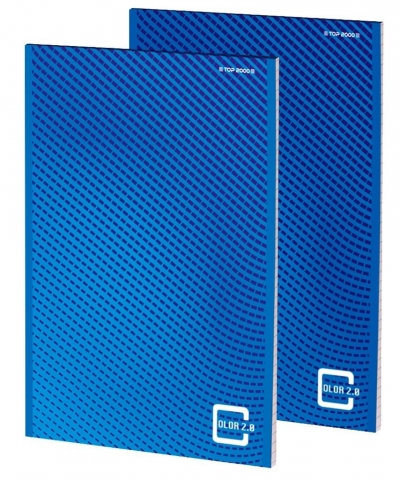 Blok notatnikowy A4/100K kratka Color 2.0 (4szt)