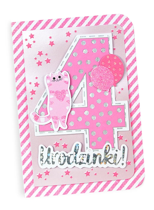 <img src='https://webimage.pl/pics/344/9/d5901924489344_2.png' style='height:440px' /> Karnet B6 Urodziny 4 dziewczynka