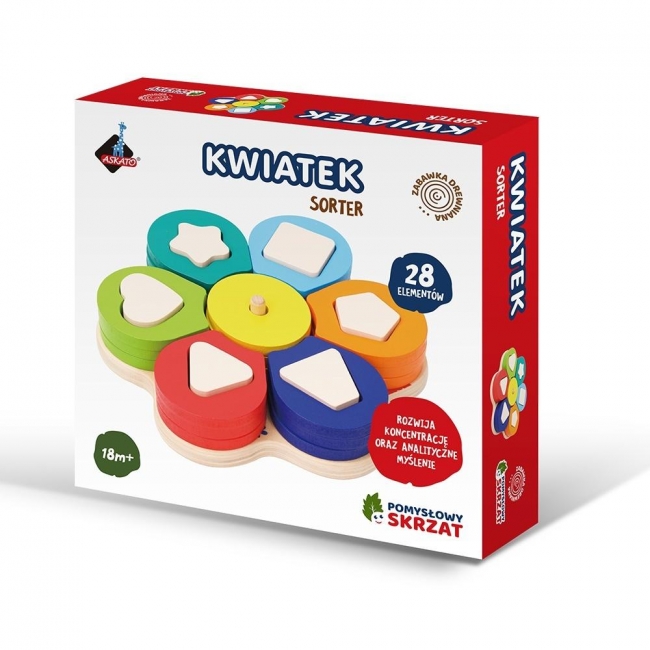 Pomysłowy skrzat - kwiatek sorter
