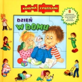Dzień w domu Książka z puzzlami - <br />