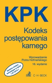 Kodeks postępowania karnego - <br />