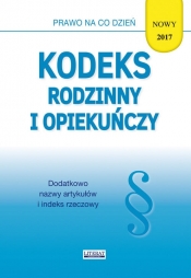 Kodeks rodzinny i opiekuńczy 2017