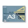 Blok techniczny biały - Premium, A3/10 arkuszy