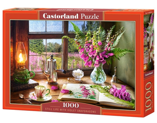 Puzzle 1000: Still Life with Violet Snapdragons