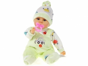 Lalka ze smoczkiem śpiewa i mówi po polsku 35cm