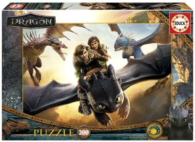<img src='https://webimage.pl/pics/345/5/d8412668205345.jpg' style='height:440px' /> Puzzle Jak wytresować smoka 200 el 114278