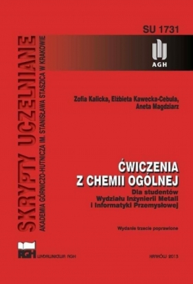 Ćwiczenia z chemii ogólnej dla studentów... - Kalicka Zofia 