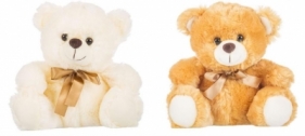 Miś Zbyś z kokardką 23 cm, 2 kolory