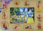 Układanka drewniana z pinezkami Disney Księżniczki (1567345)