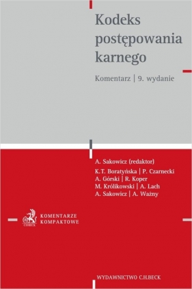 Kodeks postępowania karnego. Komentarz